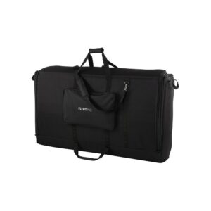 תיק מרופד להובלת 2 מסכים עד 50 אינץ׳ Flyht Pro – בד דוחה מים, תא לסטנדים ולכבלים, רצועת כתף (יבוא בלעדי)