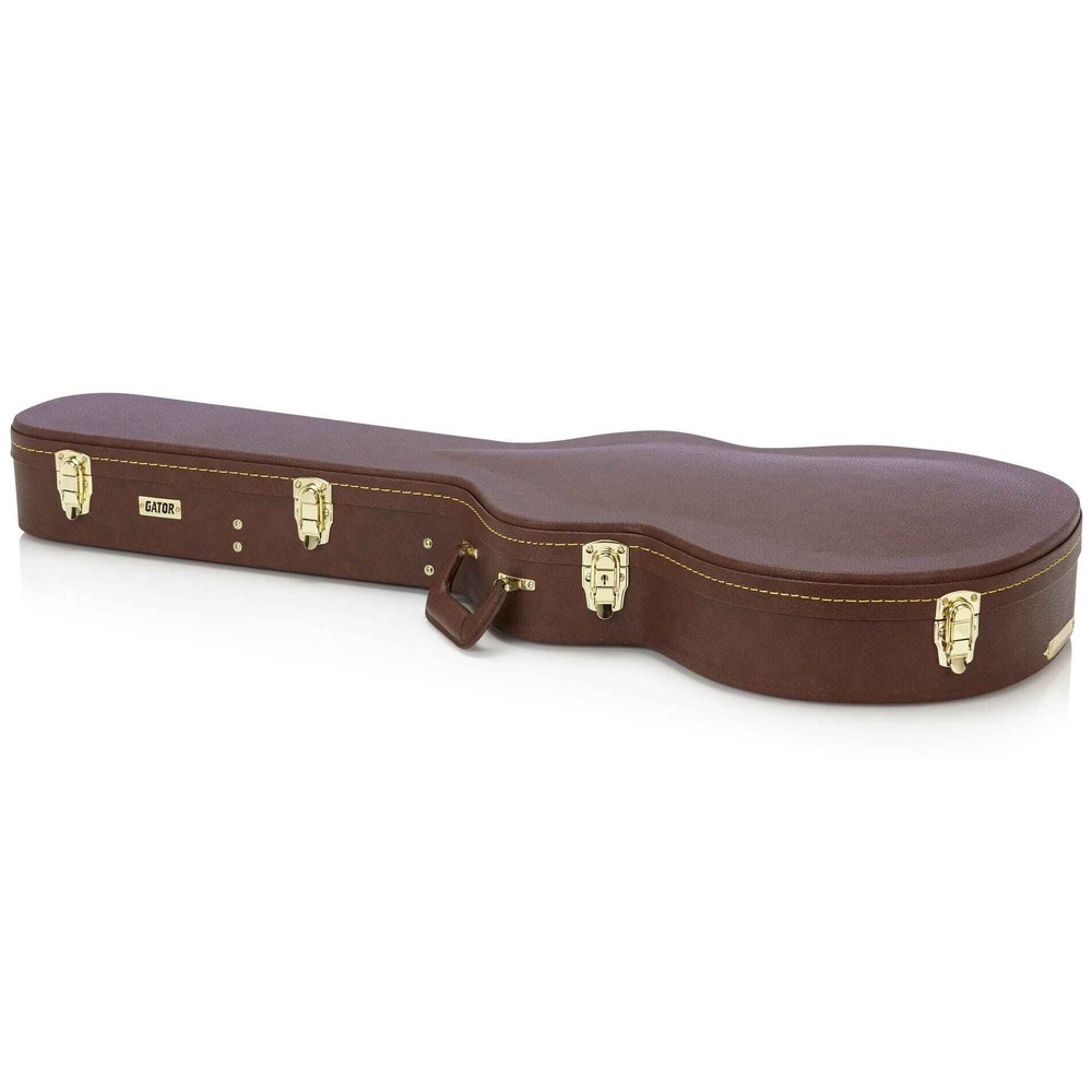 ארגז לגיטרה חצי-חלולה בסגנון 335 GATOR GW Deluxe Wood GW-335-BROWN – חום 2 Gator GW-335-BROWN – תמונה 2