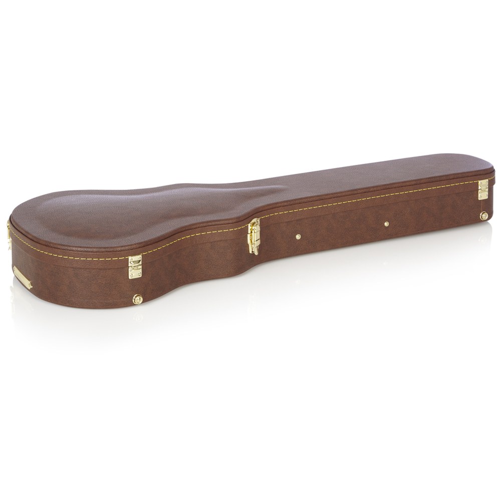 ארגז לגיטרה חשמלית בסגנון Les Paul GATOR GW Deluxe Wood GW-LP-BROWN – חום 2 Gator GW-LP-BROWN – תמונה 2