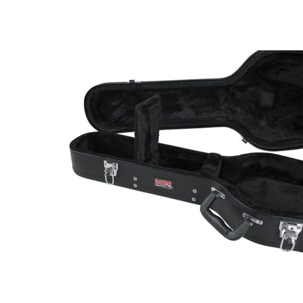 ארגז לגיטרה חשמלית בסגנון Les Paul GATOR GWE Wood GWE-LPS-BLK – שחור 3 Gator GWE-LPS-BLK – תמונה 3