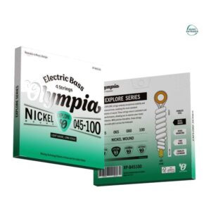 סט מיתרים לגיטרה בס 4 מיתרים 45–100 – Long Scale – Olympia XP-B45100