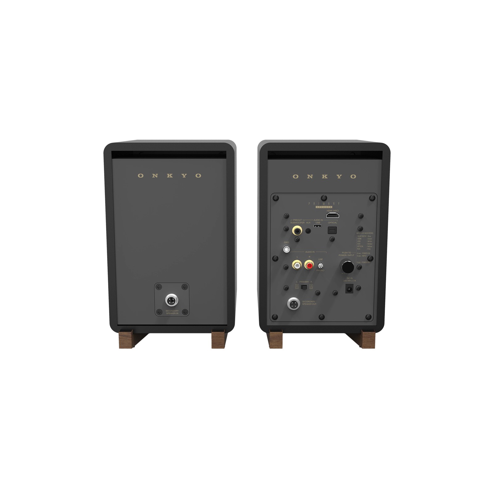 רמקולים מוגברים Onkyo GX-30ARC – HDMI ARC, כניסת פונו ו-Bluetooth 5.3 7 רמקולים מוגברים Onkyo GX-30ARC – תמונה 7