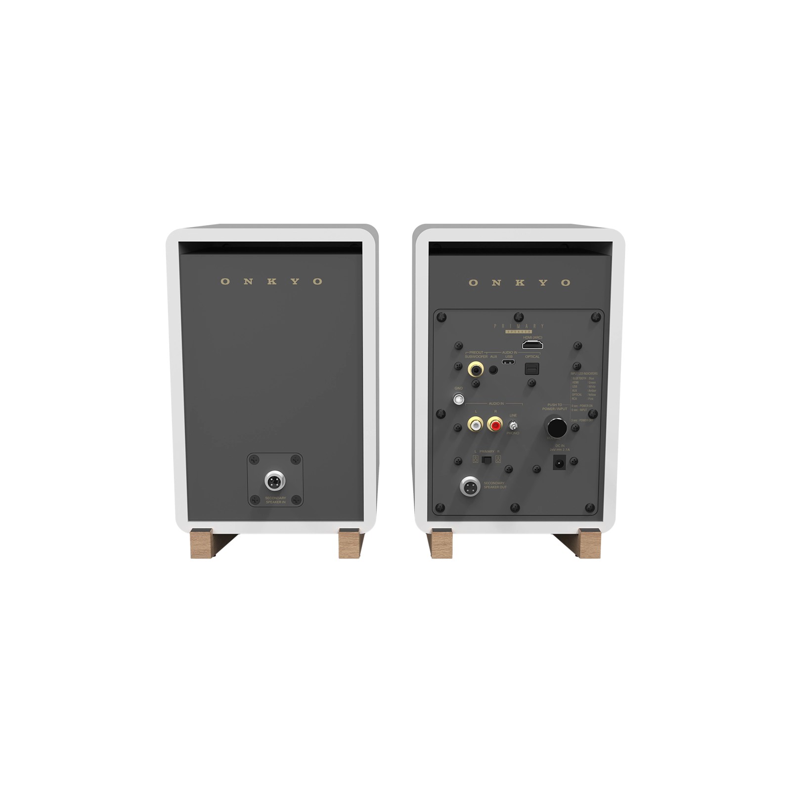 רמקולים מוגברים Onkyo GX-30ARC – HDMI ARC, כניסת פונו ו-Bluetooth 5.3 8 רמקולים מוגברים Onkyo GX-30ARC – תמונה 8