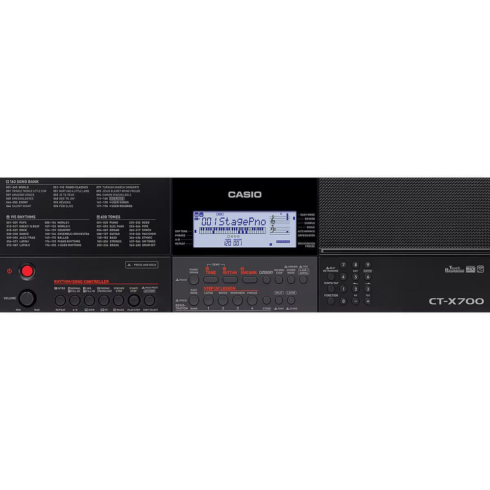 אורגנית 61 קלידים CASIO CT-X700 (ללא שנאי) 4 אורגנית 61 קלידים CASIO CT-X700 (ללא שנאי) – תמונה 4