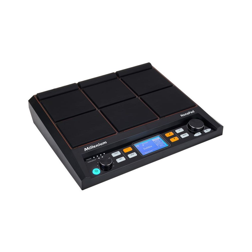 פד דגימות לתופים Millenium NonaPad – 9 פדים, 592 סאונדים, 30 ערכות, סמפלים משלכם, MIDI (יבוא בלעדי) 3 פד הדגימות NonaPad – פד דגימות לתופים, תמונה 3