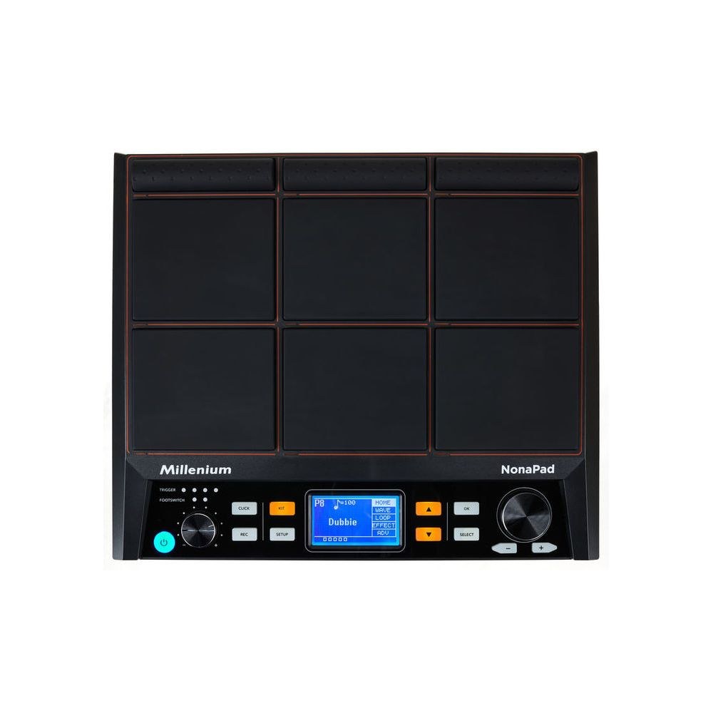 פד דגימות לתופים Millenium NonaPad – 9 פדים, 592 סאונדים, 30 ערכות, סמפלים משלכם, MIDI (יבוא בלעדי) 5 פד הדגימות NonaPad – פד דגימות לתופים, תמונה 5