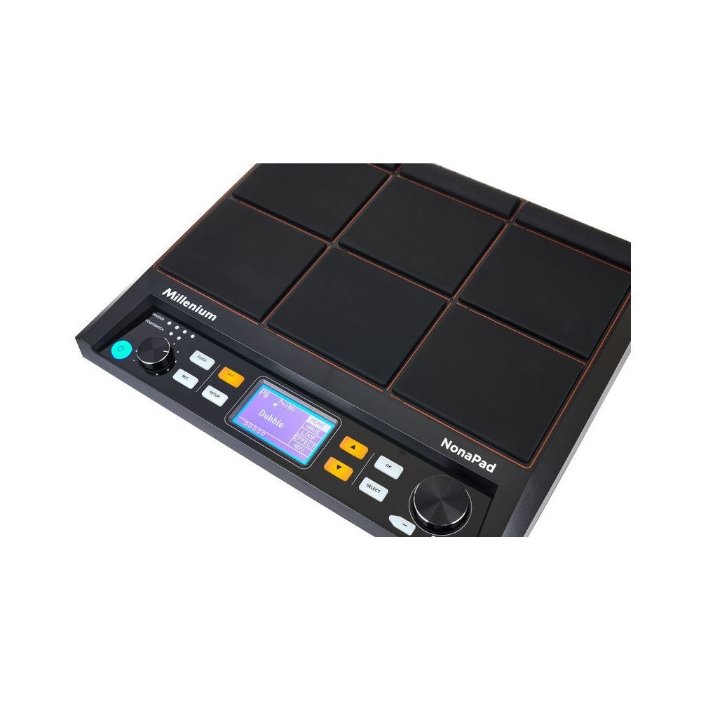 פד דגימות לתופים Millenium NonaPad – 9 פדים, 592 סאונדים, 30 ערכות, סמפלים משלכם, MIDI (יבוא בלעדי) 7 פד הדגימות NonaPad – פד דגימות לתופים, תמונה 7
