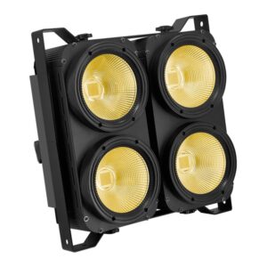 פנס בלינדר Shadow SL-104 – 4 נורות COB לבן חם של 100W בגוף מתכת יצוק