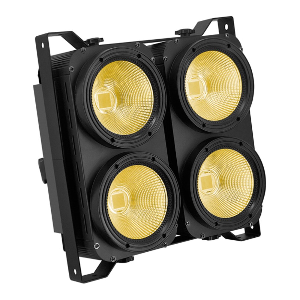 פנס בלינדר Shadow SL-104 – 4 נורות COB לבן חם של 100W בגוף מתכת יצוק 1 פנס בלינדר Shadow SL-104 עם 4 נורות COB לבן חם