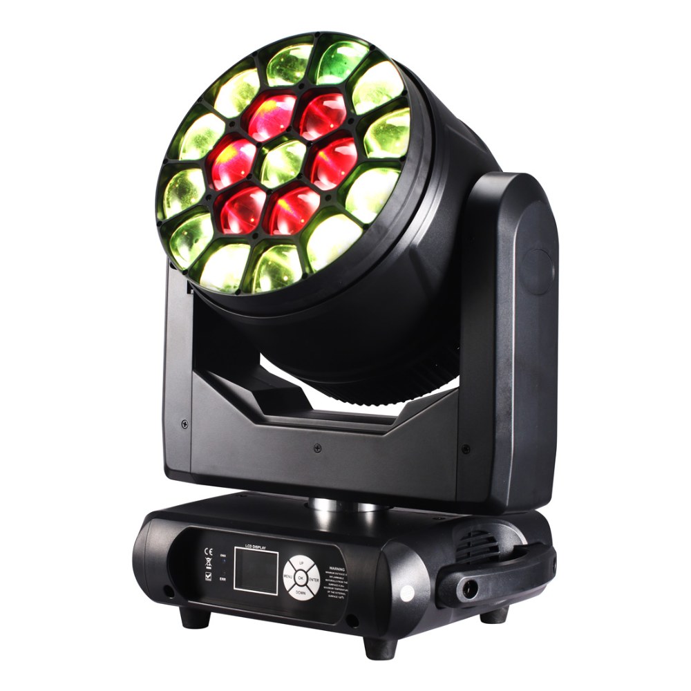 פנס מובינג לד Shadow LMB145 – זום 4°–50°, לדים 19×40W RGBW ו-Pan 540° 3 פנס מובינג לד Shadow LMB145 עם 19 לדים RGBW וזום – תמונה 3