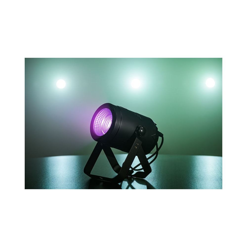 פנס אפלייט לד COB 40W Fun Generation – RGB ולבן חם, זווית 70°, שקט בלי מאוורר, DMX (יבוא בלעדי) 2 פנס האפלייט COB – פנס אפלייט לד, תמונה 2