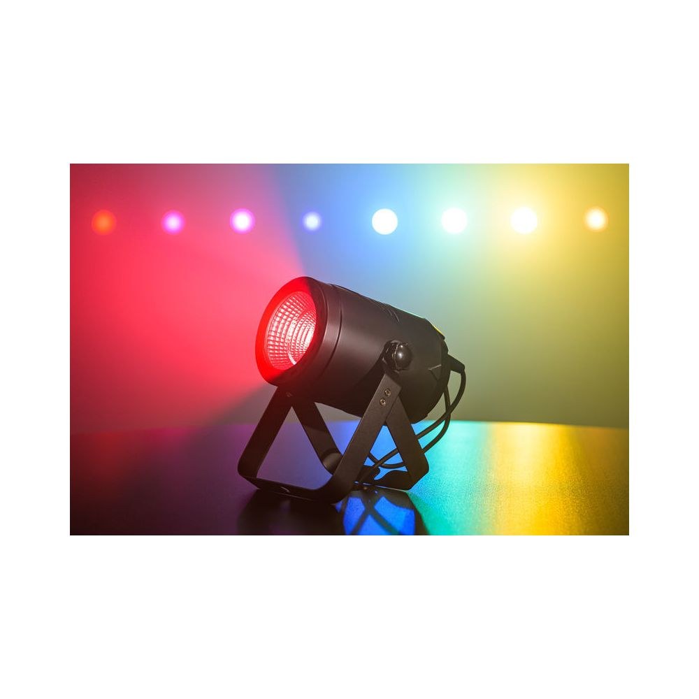 פנס אפלייט לד COB 40W Fun Generation – RGB ולבן חם, זווית 70°, שקט בלי מאוורר, DMX (יבוא בלעדי) 3 פנס האפלייט COB – פנס אפלייט לד, תמונה 3