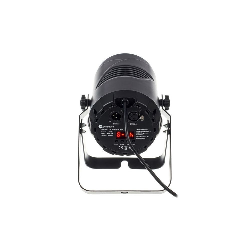 פנס אפלייט לד COB 40W Fun Generation – RGB ולבן חם, זווית 70°, שקט בלי מאוורר, DMX (יבוא בלעדי) 6 פנס האפלייט COB – פנס אפלייט לד, תמונה 6