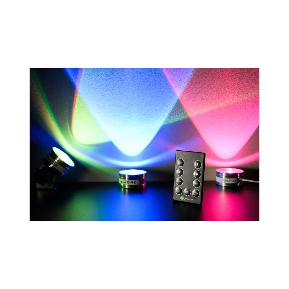 סט 4 פנסי לד קטנים RGBW של Fun Generation – הפעלה ב-USB או מפאוור בנק, שלט רחוק, מגנט להצמדה (יבוא בלעדי) 5 סט פנסי הלד הקטנים – סט פנסי לד, תמונה 5