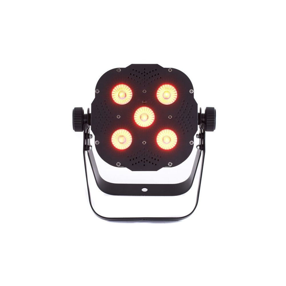 פנס PAR לד קומפקטי Stairville 5×8W RGB ולבן חם – זווית 45°, שלט רחוק, DMX ומצב מוזיקה 3 פנס ה-PAR עם הלבן החם – פנס PAR לד קומפקטי, תמונה 3
