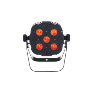 פנס PAR לד קומפקטי Stairville 5×8W RGBW – זווית 25°, שלט רחוק, DMX ומצב מוזיקה (יבוא בלעדי)