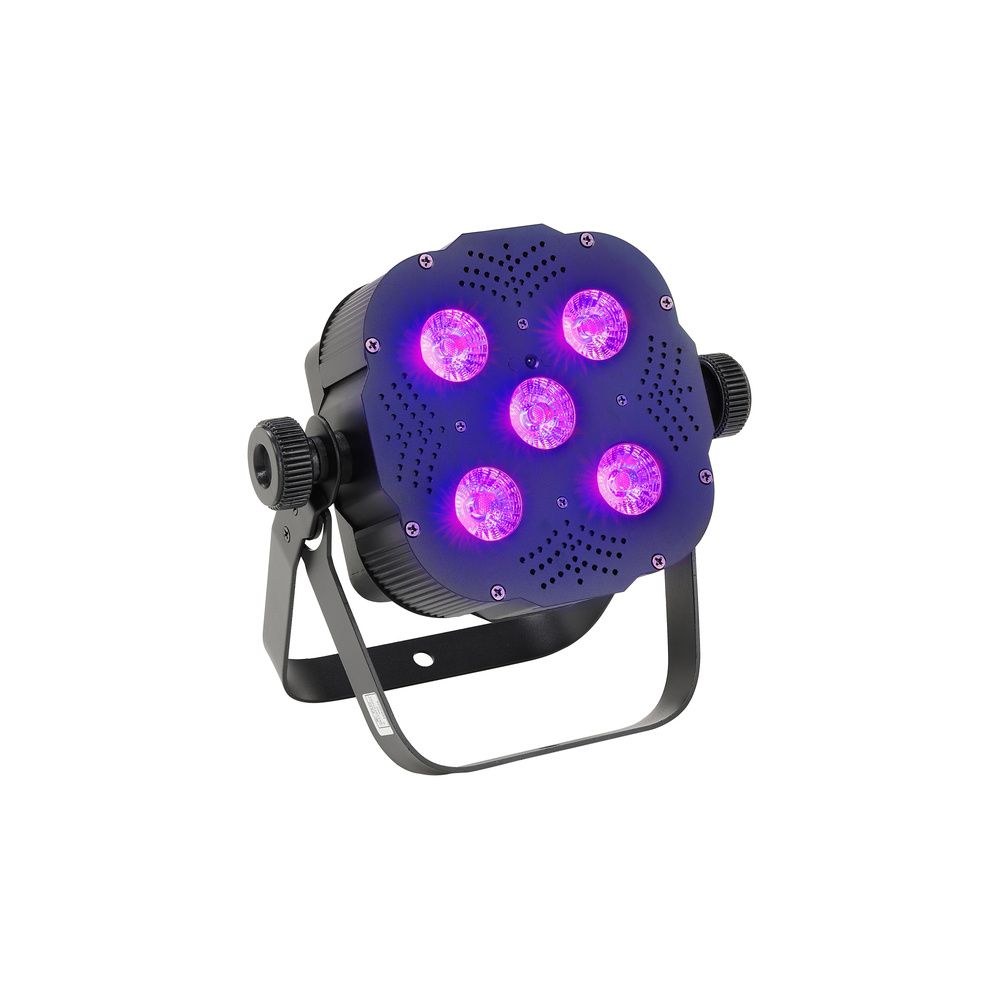 פנס PAR שטוח Stairville 5×3W RGB – זווית 25°, בלי מאוורר, שלט רחוק, DMX ומוזיקה 3 הפנס השטוח – פנס PAR לד, תמונה 3