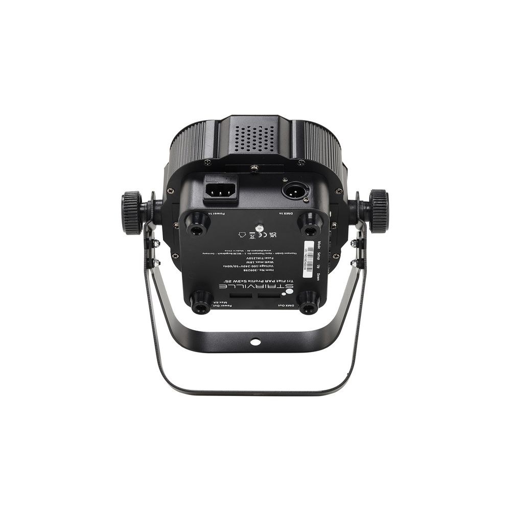 פנס PAR שטוח Stairville 5×3W RGB – זווית 25°, בלי מאוורר, שלט רחוק, DMX ומוזיקה 4 הפנס השטוח – פנס PAR לד, תמונה 4