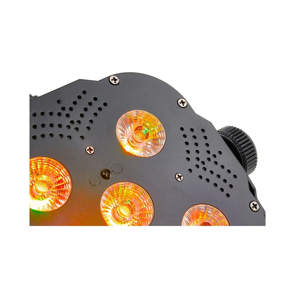 פנס PAR שטוח Stairville 5×3W RGB – זווית 25°, בלי מאוורר, שלט רחוק, DMX ומוזיקה 7 הפנס השטוח – פנס PAR לד, תמונה 7