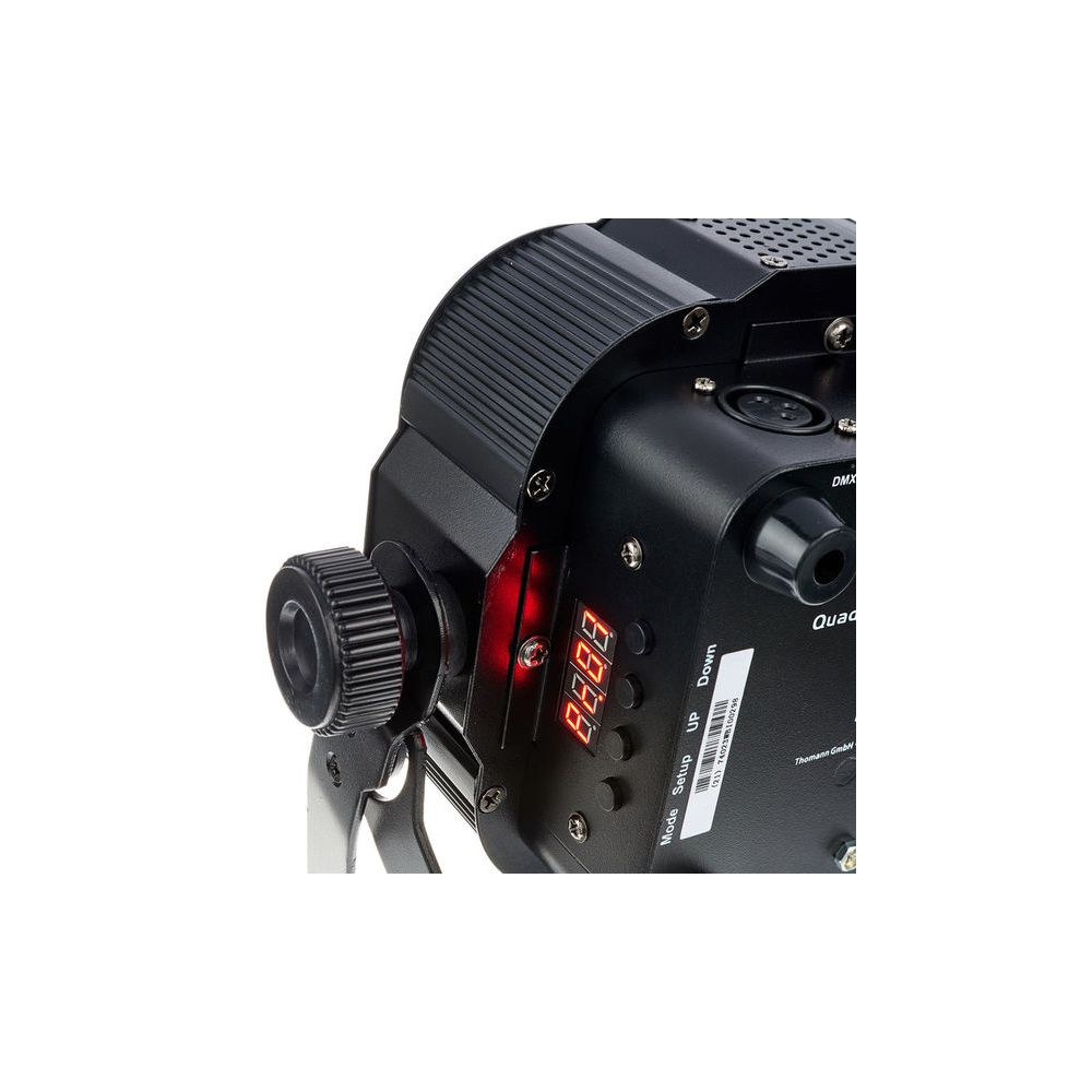 פנס לד שטוח Stairville 5×8W RGBW – לבן חם 2800K, זווית 25°, DMX, שלט רחוק, כולל תושבת כפולה 7 פנס ה-RGBW הקומפקטי – פנס לד PAR, תמונה 7