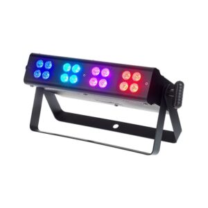 פנס לד Stairville 16×3W RGB – פלאד קומפקטי, זווית 30°, DMX ומצב מוזיקה, תצוגת LCD (יבוא בלעדי)