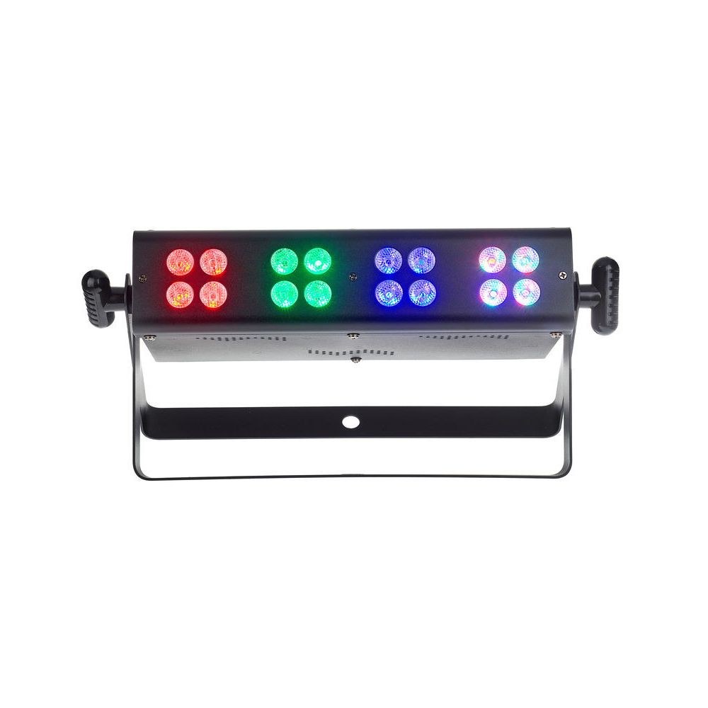 פנס לד Stairville 16×3W RGB – פלאד קומפקטי, זווית 30°, DMX ומצב מוזיקה, תצוגת LCD (יבוא בלעדי) 2 הפנס הקומפקטי 16×3W – פנס לד Flood, תמונה 2