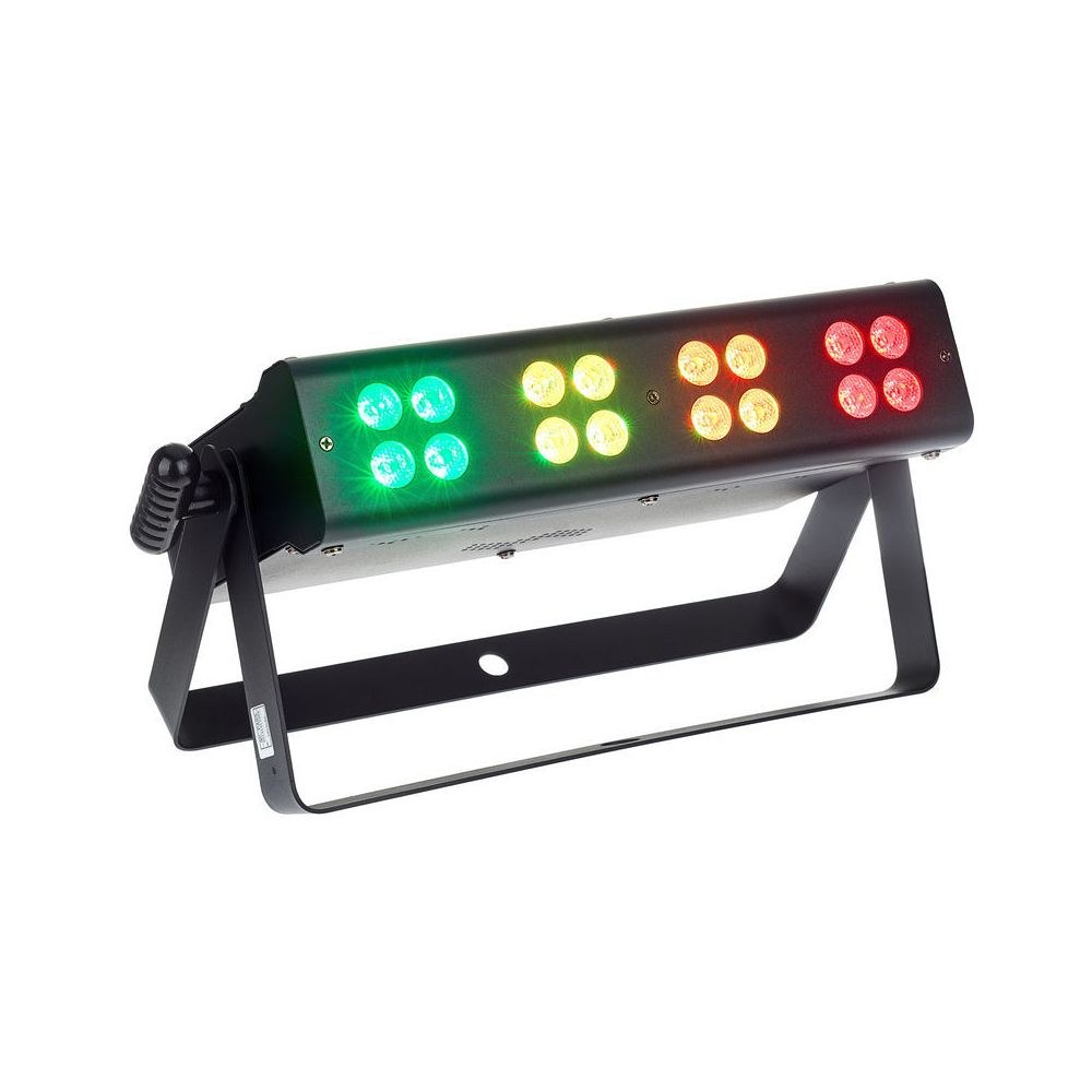 פנס לד Stairville 16×3W RGB – פלאד קומפקטי, זווית 30°, DMX ומצב מוזיקה, תצוגת LCD (יבוא בלעדי) 3 הפנס הקומפקטי 16×3W – פנס לד Flood, תמונה 3