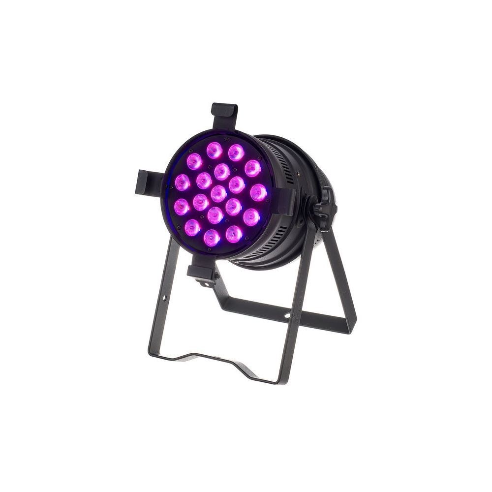 פנס PAR לד Stairville 18×8W RGBWW – לבן חם 3150K, ללא הבהוב, DMX ו-Power Twist, שחור (יבוא בלעדי) 1 פנס PAR לד Stairville 18×8W RGBWW – לבן חם 3150K, ללא הבהוב, DMX ו-Power Twist, שחור
