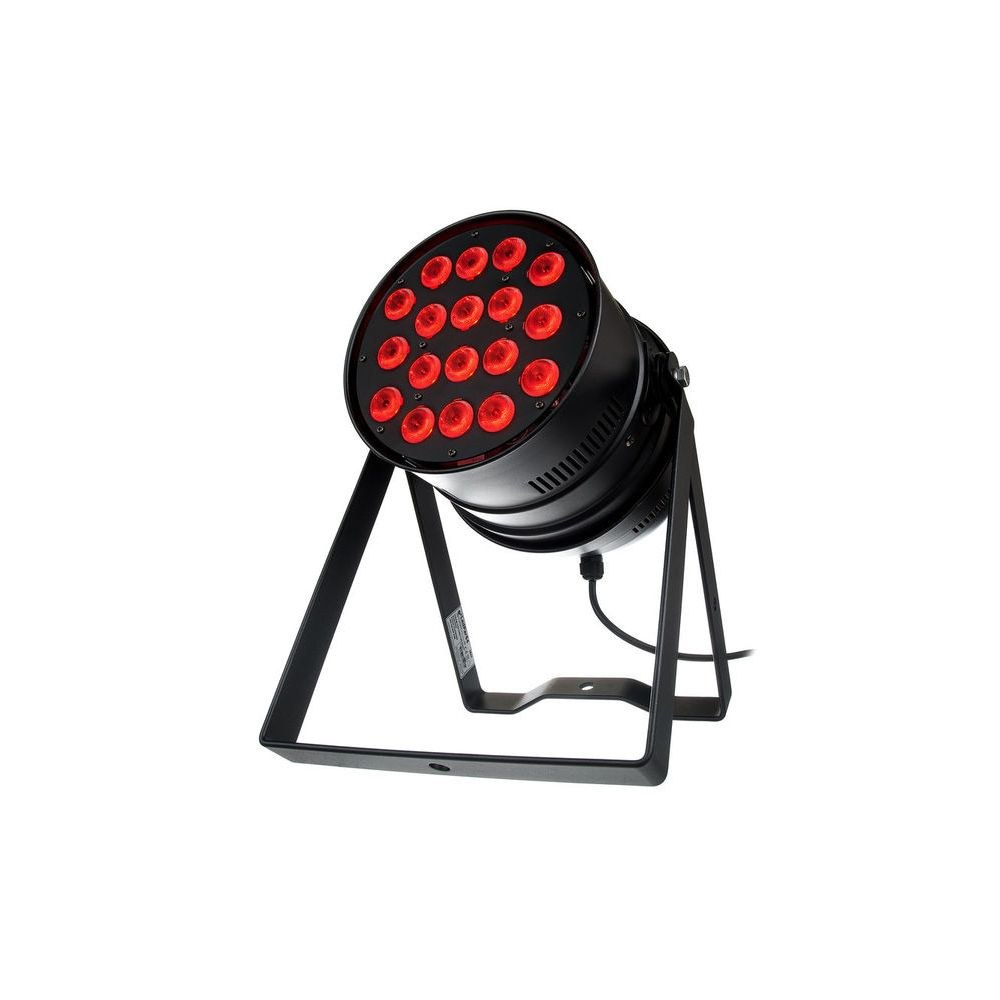 פנס לד PAR 64 Stairville 18×3W RGB – Tri-Color, 40°, DMX, מצב מוזיקה, ללא מאוורר, שחור 5 פנס ה-PAR 64 18×3W – פנס לד PAR, תמונה 5