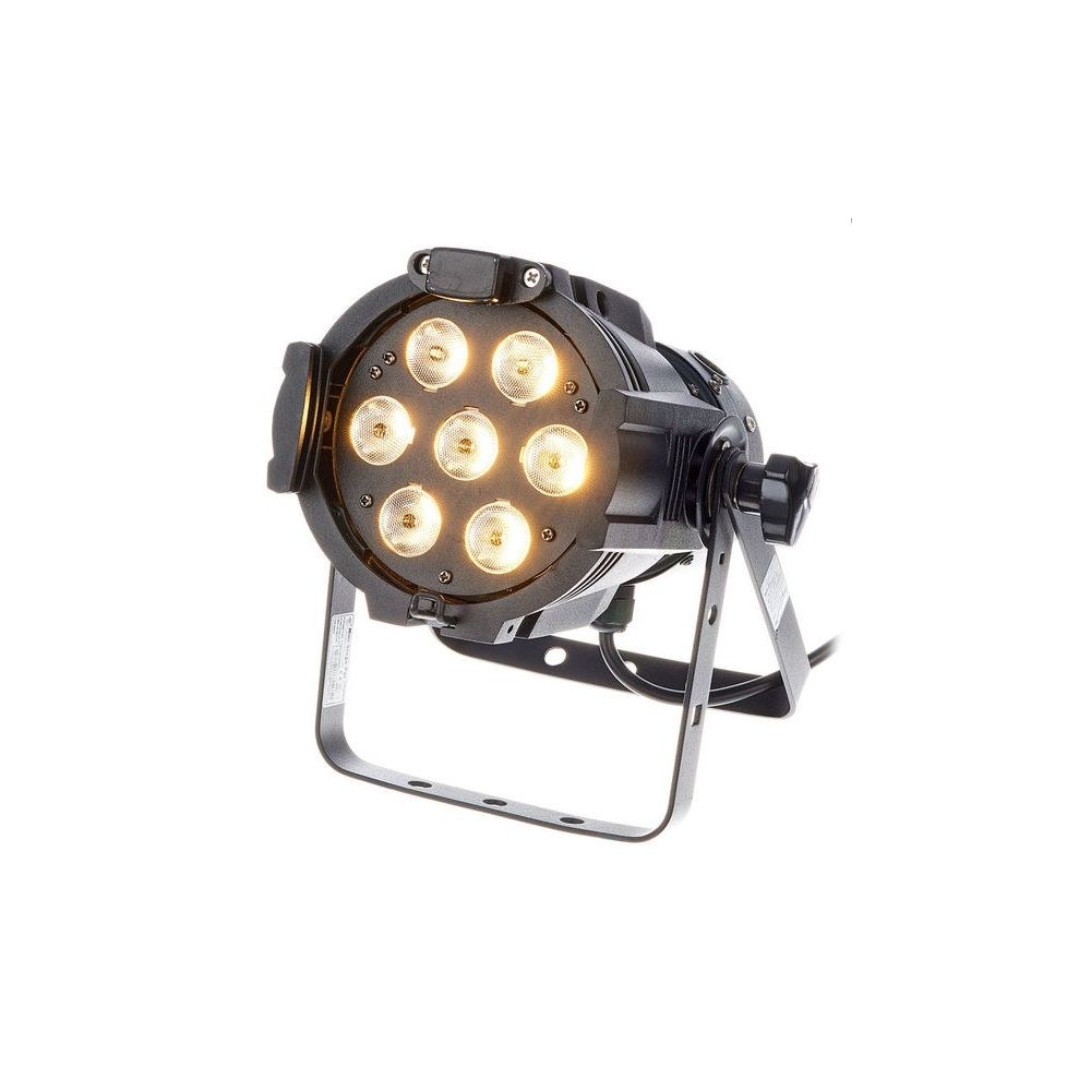 פנס לד Stairville Mini Stage Par – לבן קר, לבן חם וענבר, 7×6W, שקט ללא מאוורר, DMX 1 פנס לד Stairville Mini Stage Par – לבן קר, לבן חם וענבר, 7×6W, שקט ללא מאוורר, DMX