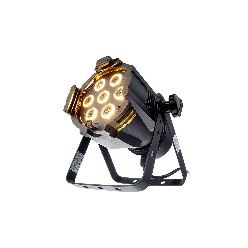 פנס לד Stairville Mini Stage Par – לבן קר, לבן חם וענבר, 7×6W, שקט ללא מאוורר, DMX 5 פנס ה-Mini Stage Par בגווני הלבן – פנס לד PAR, תמונה 5