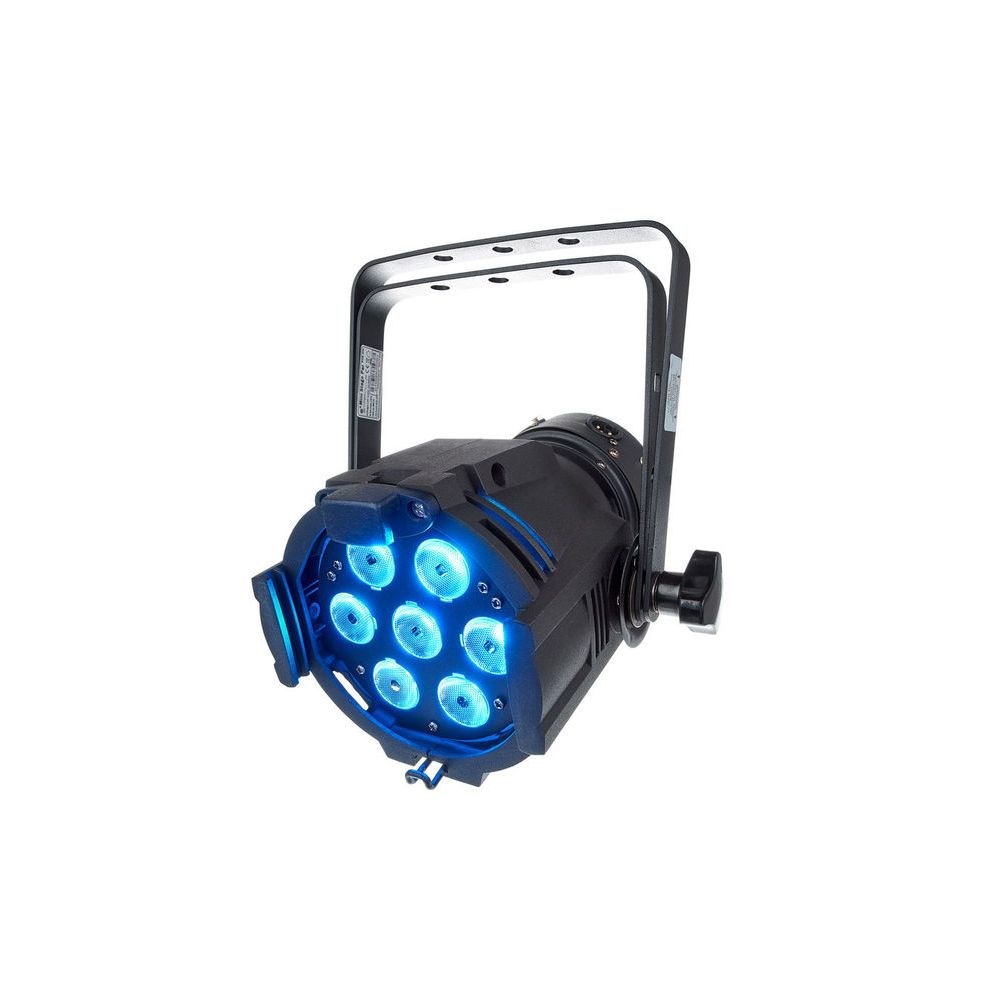 פנס לד Stairville Mini Stage Par 7×4W RGB ולבן חם – קומפקטי, 30°, DMX, מצב מוזיקה, גוף אלומיניום 5 פנס ה-Mini Stage Par בלבן החם – פנס לד PAR, תמונה 5