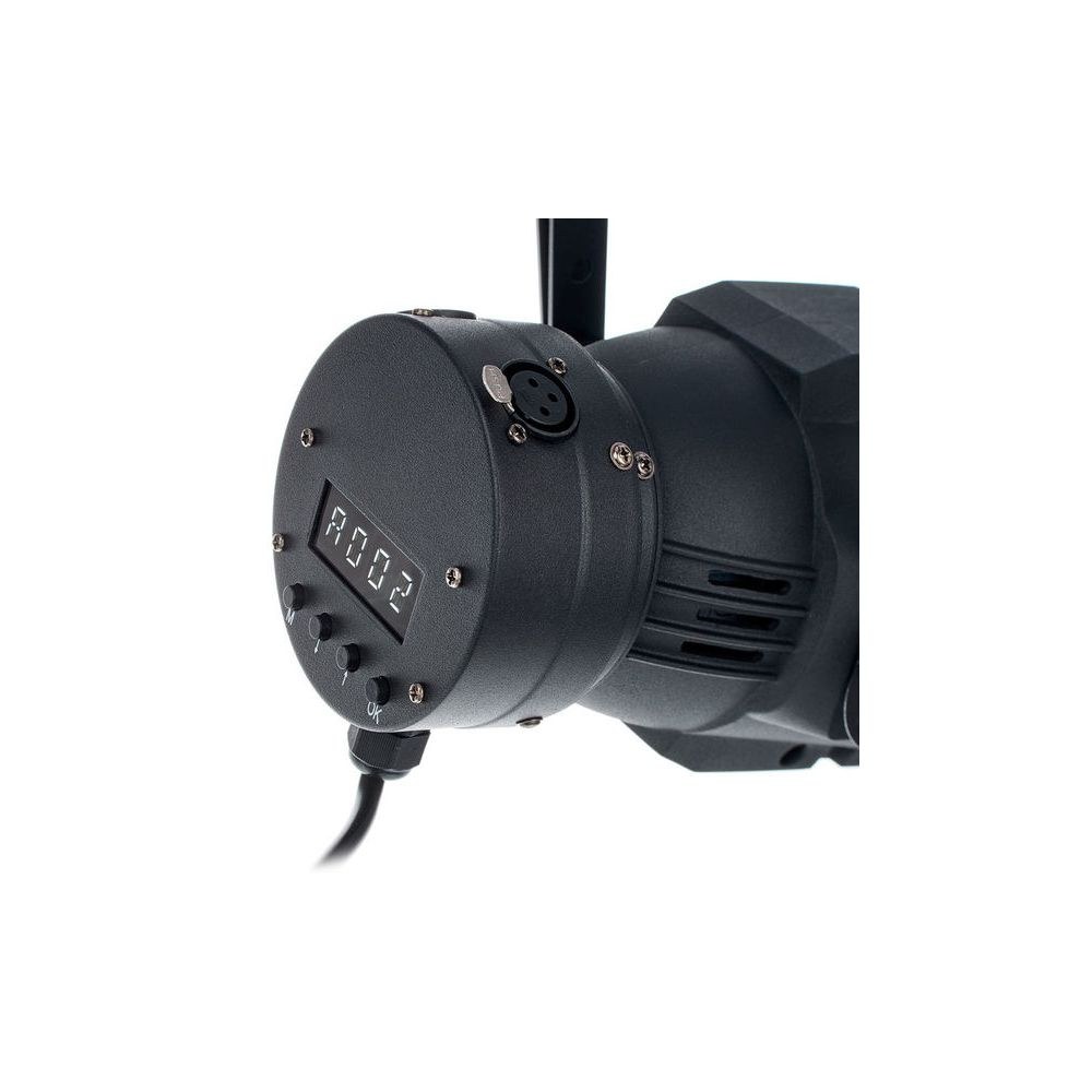 פנס לד Stairville Mini Stage Par 7×4W RGB ולבן חם – קומפקטי, 30°, DMX, מצב מוזיקה, גוף אלומיניום 7 פנס ה-Mini Stage Par בלבן החם – פנס לד PAR, תמונה 7