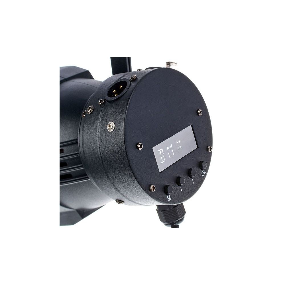 פנס לד Stairville Mini Stage Par 7×4W RGBW – קומפקטי, 30°, DMX, מצב מוזיקה, גוף אלומיניום 7 פנס ה-Mini Stage Par הצבעוני – פנס לד PAR, תמונה 7