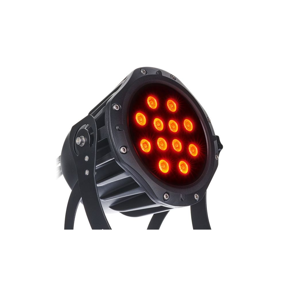 פנס PAR חוץ Stairville 12×3W לד RGB – עמיד מים IP65, יציקת אלומיניום, DMX ומצב עצמאי (יבוא בלעדי) 7 פנס ה-PAR לחוץ של Stairville – פנס PAR לד לחוץ, תמונה 7