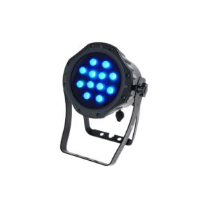 פנס לד חוץ Stairville Outdoor Stage Par Tri – 12×3W RGB, IP65, 30°, DMX, מסך OLED