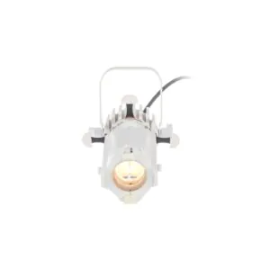 זרקור פרופיל לד קטן Varytec IP65 – לבן חם 3200K, 4 שאטרים, גובו, CRI מעל 95, גוף לבן