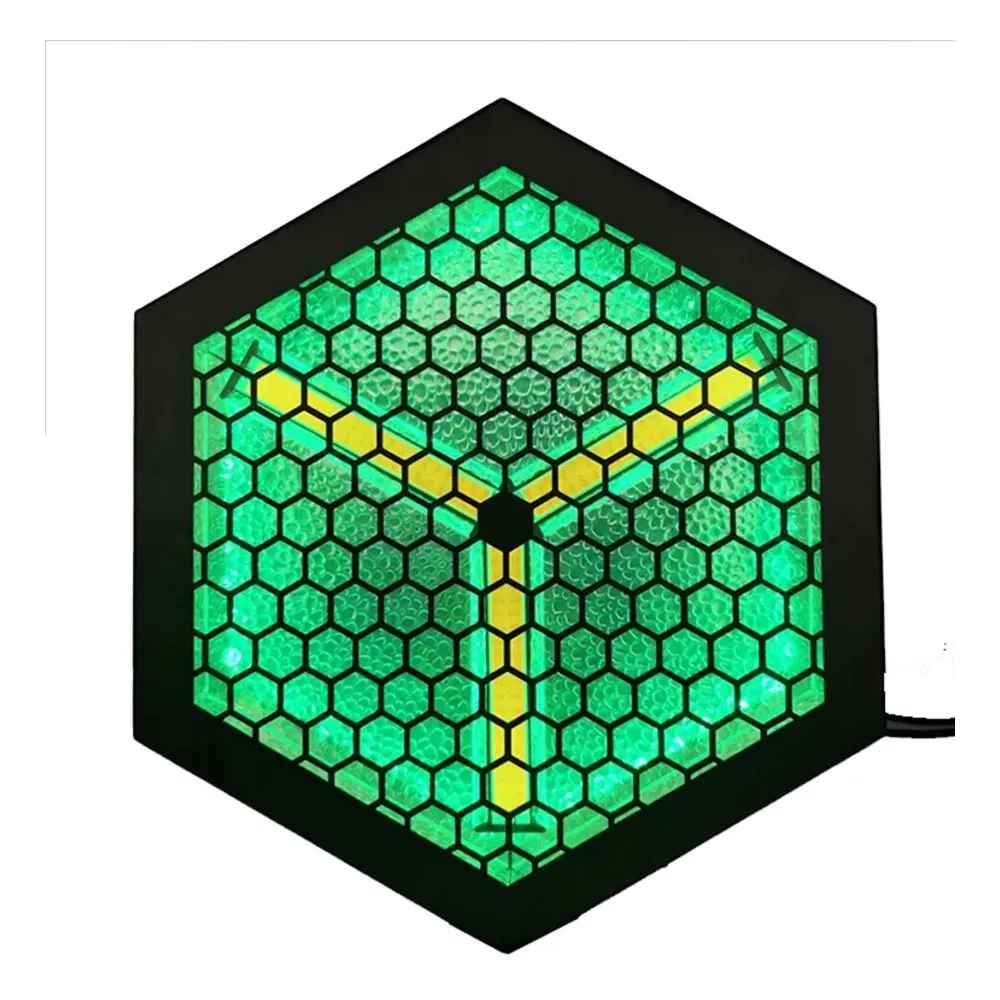 פנס פורטמן Shadow HEXAGON PAR P3 – 3 לדים לבן חם 2800K עם מסגרת RGB 1 פנס פורטמן Shadow HEXAGON PAR P3 עם 3 לדים לבן חם ומסגרת RGB