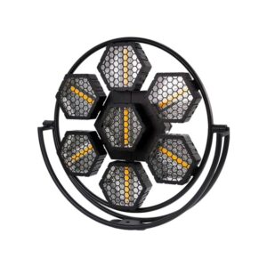 פנס אפקט רטרו מיני Shadow LA-FG05 – 7 נורות COB של 50W ו-63 לדי RGB