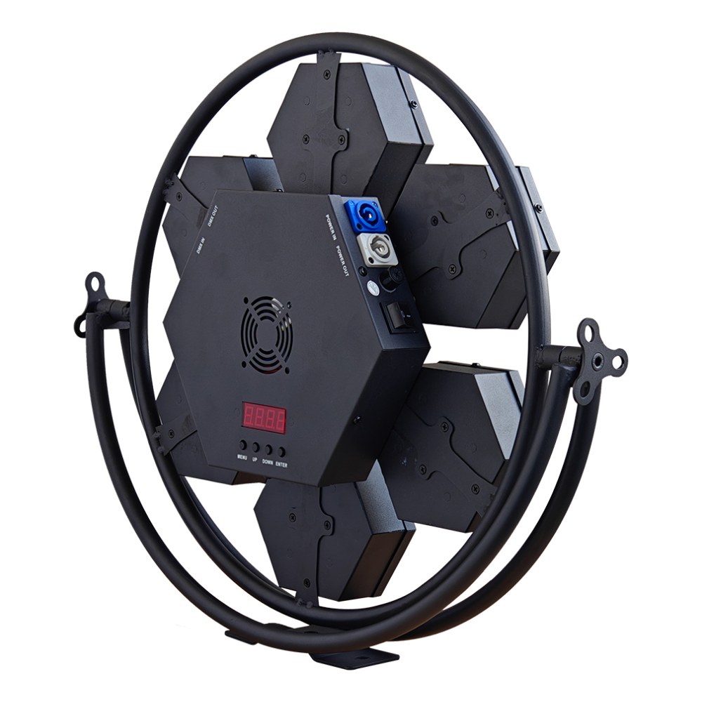 פנס אפקט רטרו מיני Shadow LA-FG05 – 7 נורות COB של 50W ו-63 לדי RGB 5 פנס אפקט רטרו מיני Shadow LA-FG05 עם נורות COB ולדי RGB – תמונה 5