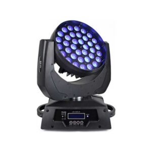 פנס ראש נע Shadow ZOOM LED 36X12 – 36 לדים של 12W, RGB ולבן חם עם זום