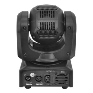 פנס ראש נע ספוט לד Shadow PL-94B – 30W עם 7 גובואים וטבעת לד RGB