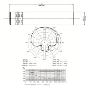 סט 4 מיקרופוני קונדנסר עיפרון עם חיבור XLR – סופר-קרדיואידי, גוף מתכת, לכלים, מקהלה ותופים