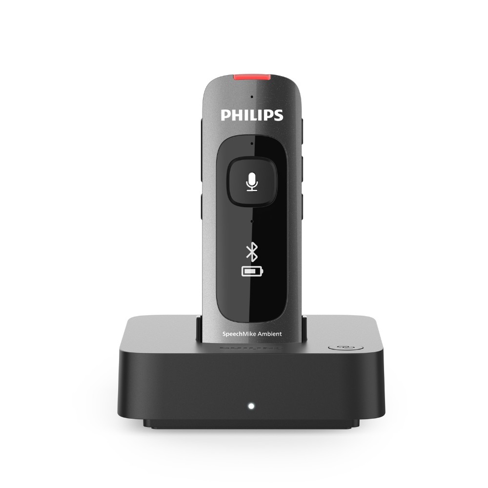 מיקרופון הכתבה לביש Philips SpeechMike Ambient PSM5000 – 4 מיקרופונים, Bluetooth LE ועד 10 שעות 2 Philips SpeechMike Ambient PSM5000 מיקרופון הכתבה לביש 2