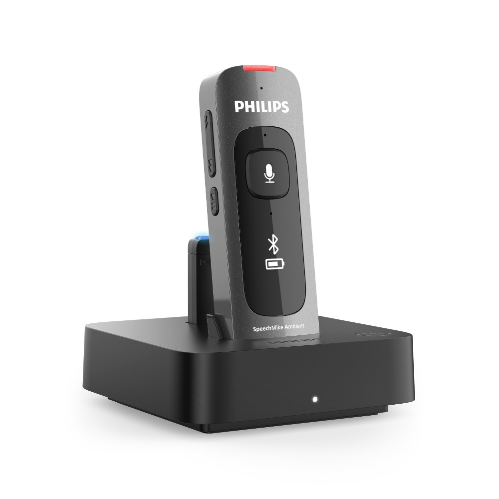 מיקרופון הכתבה לביש Philips SpeechMike Ambient PSM5000 – 4 מיקרופונים, Bluetooth LE ועד 10 שעות 5 Philips SpeechMike Ambient PSM5000 מיקרופון הכתבה לביש 5
