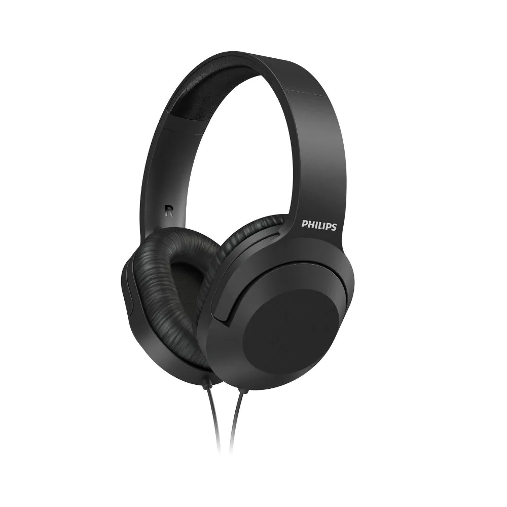 אוזניות Over-Ear חוטיות Philips TAH2005BK – דרייבר 40 מ״מ, מבנה סגור, כבל 2 מטר ומתאם 6.3 מ״מ 1 Philips TAH2005BK אוזניות Over-Ear חוטיות