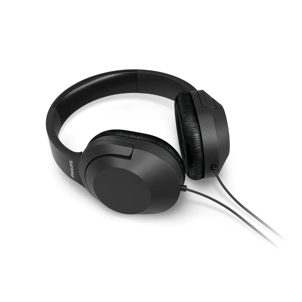 אוזניות Over-Ear חוטיות Philips TAH2005BK – דרייבר 40 מ״מ, מבנה סגור, כבל 2 מטר ומתאם 6.3 מ״מ 4 Philips TAH2005BK אוזניות Over-Ear חוטיות 4