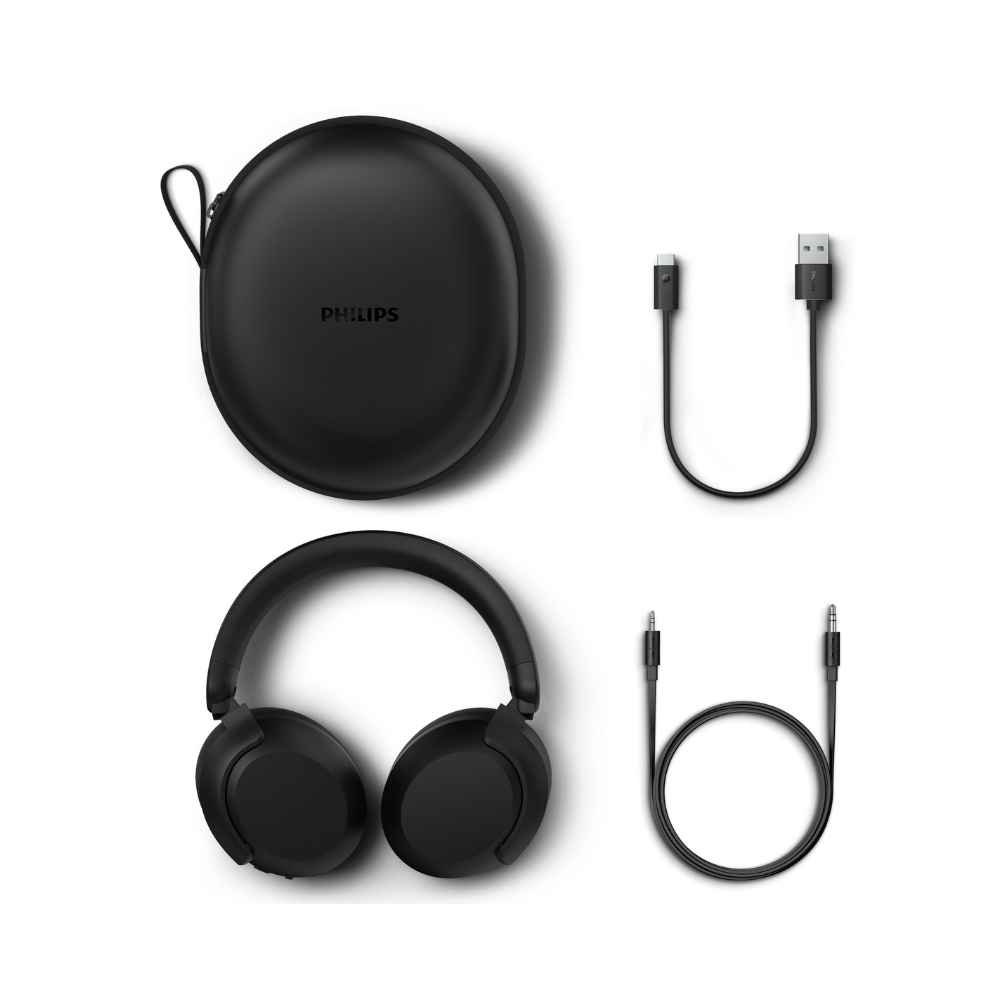 אוזניות Over-Ear אלחוטיות Philips TAH8000 עם ANC Pro+ אדפטיבי – עד 70 שעות סוללה, Hi-Res ו-LDAC 4 Philips TAH8000 אוזניות Over-Ear אלחוטיות 4