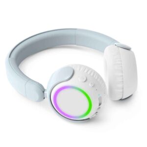 אוזניות On-Ear אלחוטיות לילדים Philips TAK4200 – הגבלת עוצמה 75/85dB, עד 45 שעות ותאורת LED