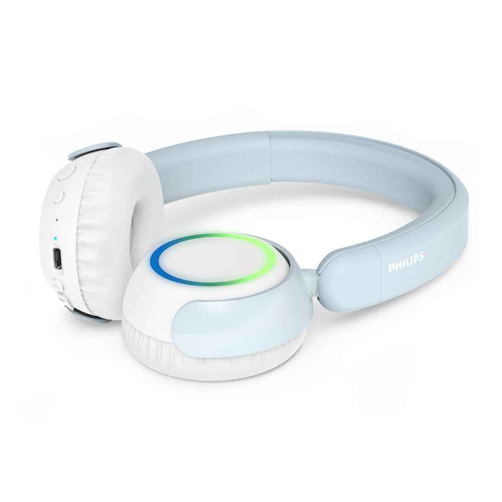 אוזניות On-Ear אלחוטיות לילדים Philips TAK4200 – הגבלת עוצמה 75/85dB, עד 45 שעות ותאורת LED 3 Philips TAK4200 אוזניות אלחוטיות לילדים 3